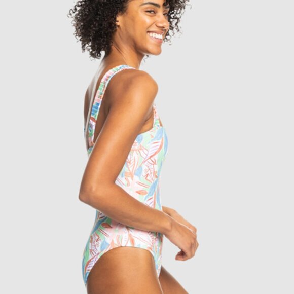 Roxy Ribbed Love The Coco One Piece - Sprucetone S - Picture 3 of 16